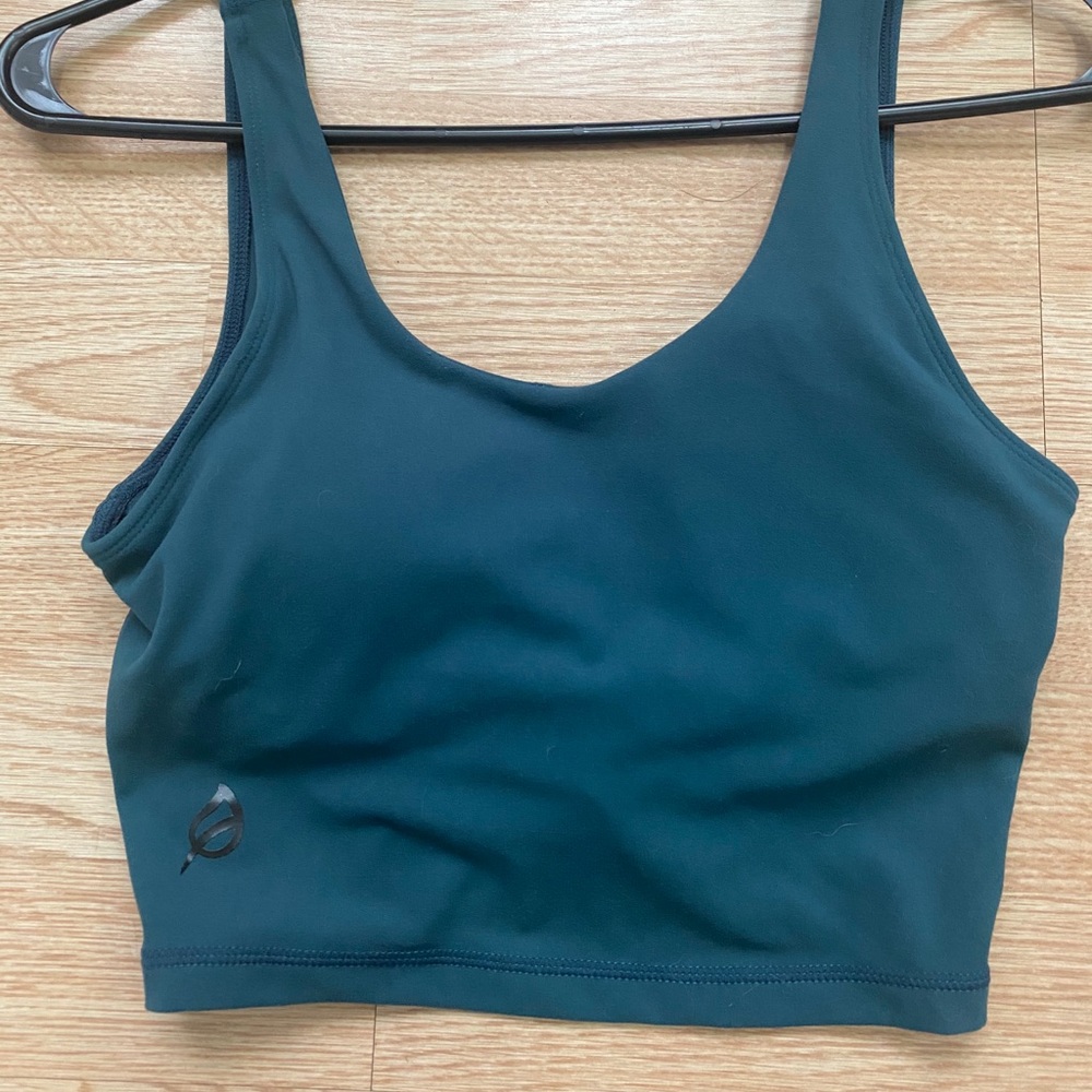 P’tula Faith crop top in Emerald, small